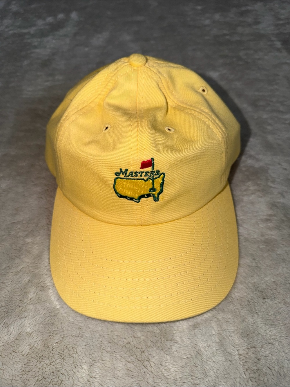 NWOT Masters American Needle Hat Cap Yellow Augusta National Golf Club